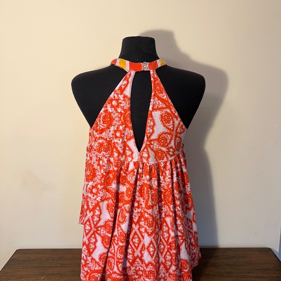 Free People Printed Halter tank top - Picture 3 of 6